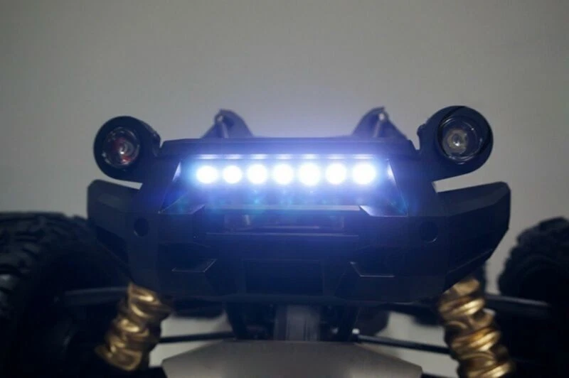 LED Front Bumper Light Bar Lamp Lighting For 1/5 Traxxas X-MAXX XMAXX RC Car EUK - Image 4 of 4