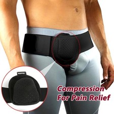 Men Inguinal Hernia Belt Post Surgery Support Truss Groin Adjustable Straps Band