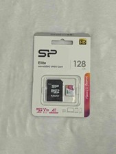 Silicon Power Elite 128 GB MicroSD Class 10 Cell Phone Memory Cards 128GB
