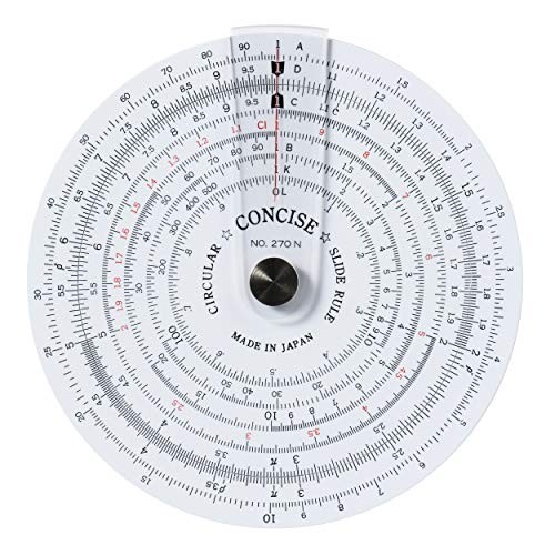 Concise Circular Slide Rule 270N No.100812 Math Engineering Tool Japan ...
