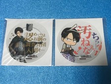 Levi Ackerman Attack On Titan Anime Cafe Sticker 2 Pack Kodansha Official