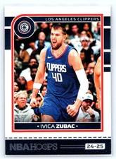 2024-25 Panini NBA Hoops- Ivica Zubac #64 Clippers 
