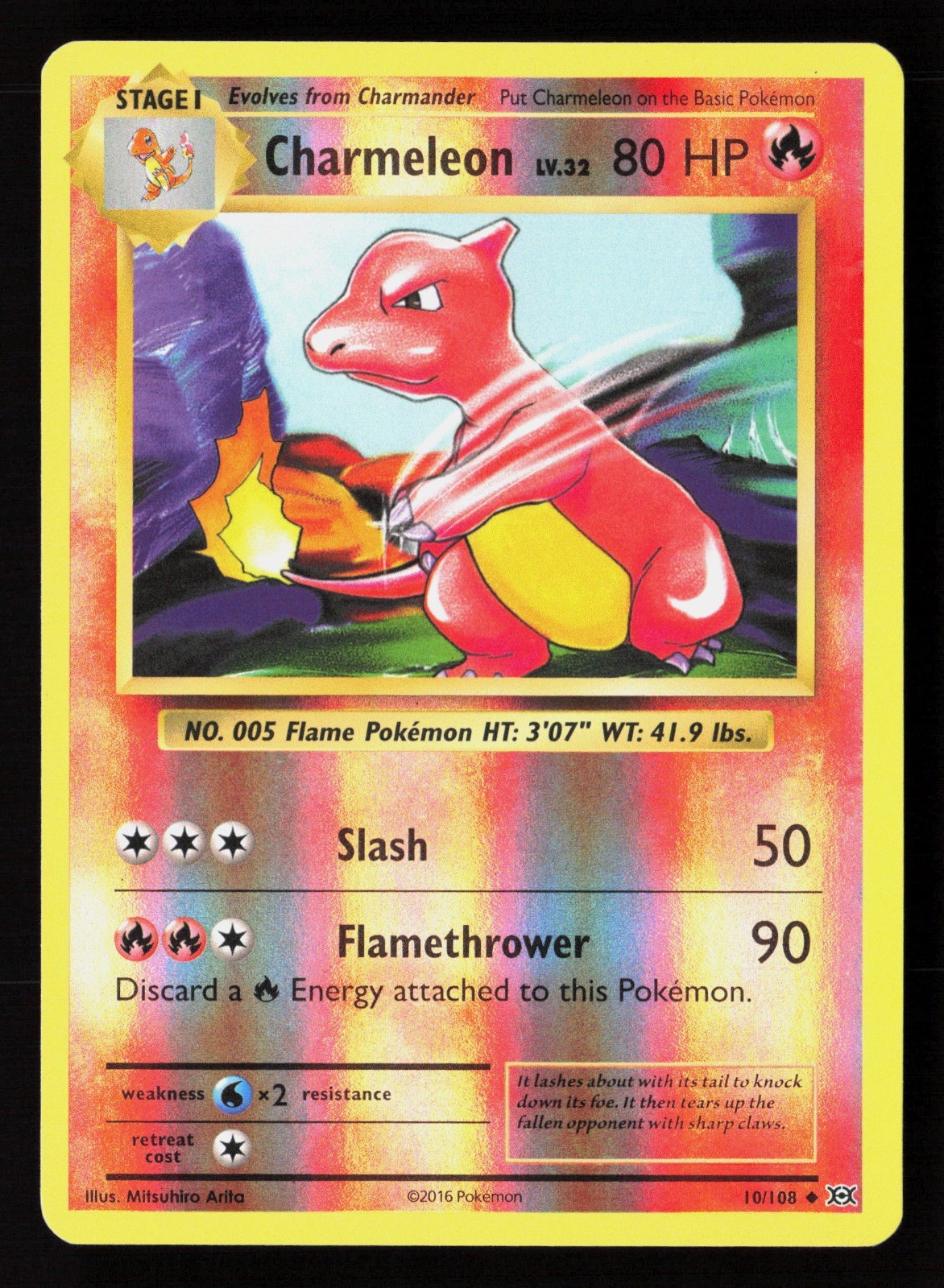 Charmeleon Uncommon XY - Evolutions 10/108 NM
