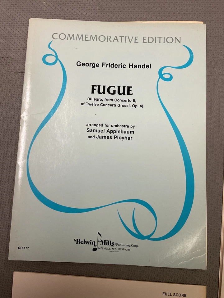 Fugue George Frideric Handel Orchestra Arrangement Band Sheet Music - Image 2 of 4