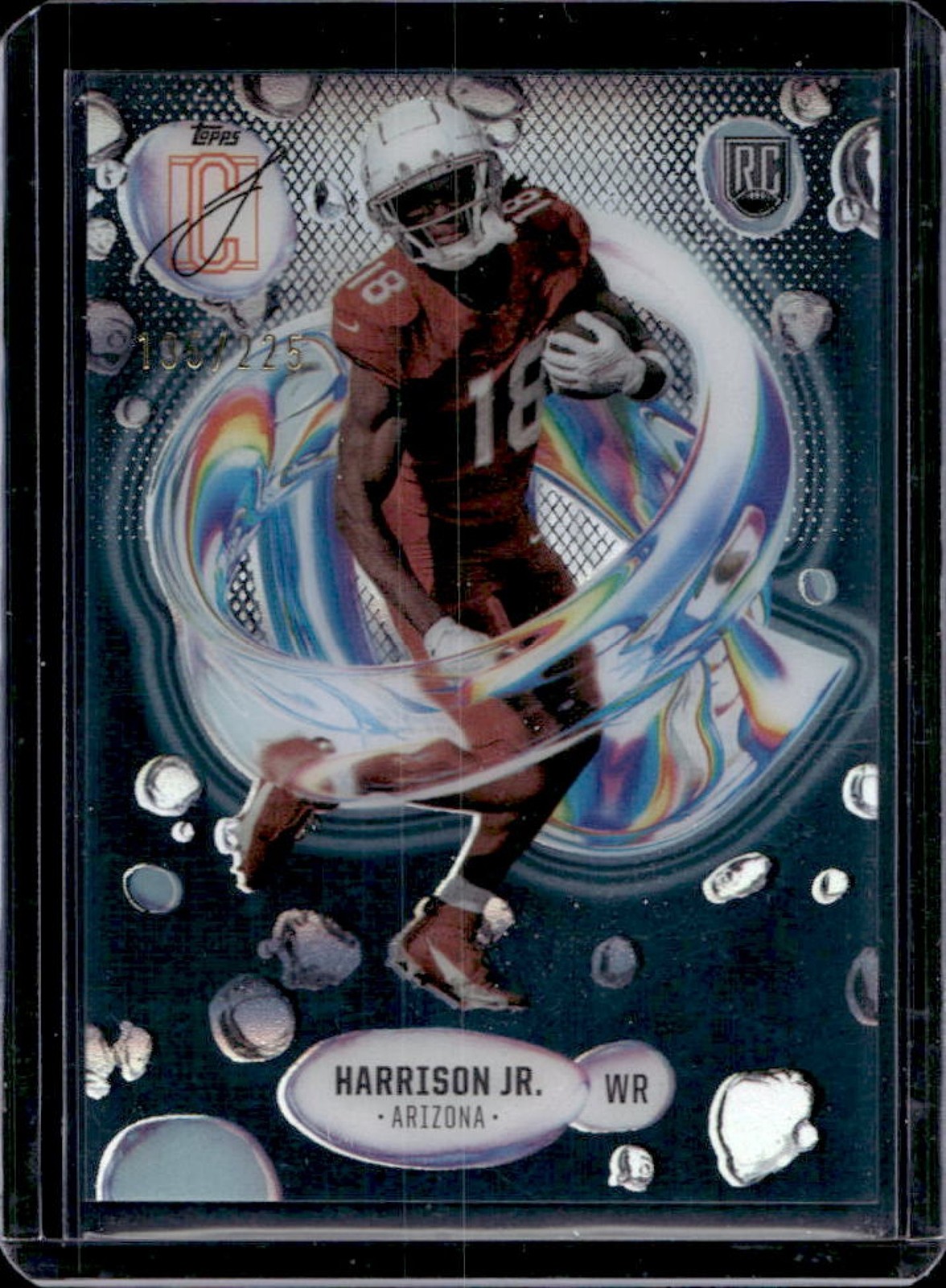 2024 Topps Signature Class Marvin Harrison Jr. Fluidity RC Teal #/225 Cardinals