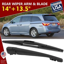 Durable  14''+13.5'' High quality Soft rubber Windshield Rear Wiper Arm & Blade