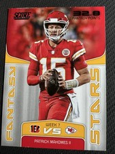 2019 Panini Score Football Fantasy Stars Patrick Mahomes Chiefs #FS-1
