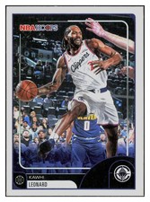 Kawhi Leonard 2025-26 NBA Hoops SILVER HOLO BASE #73 San Antonio Spurs