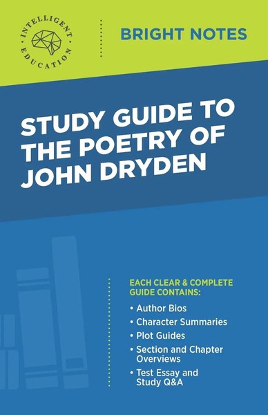 Study Guide To The Poetry Of John Dryden | Taschenbuch | Englisch (2020)-image