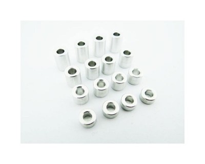 Hot Racing M3 3-9mm Aluminum Standoff Spacer Set (16) [HRASPC3007]