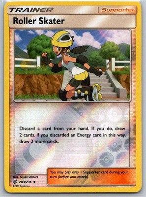 Roller Skater 203/236 Reverse Holo SM - Cosmic Eclipse NM