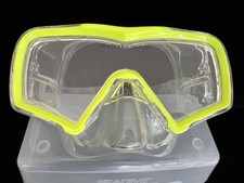 SEADIVE Tempered Glass Snorkel Dive Goggles Scuba Mask Silicone USA w/Case