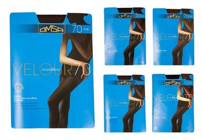 OMSA Damenstrumpfhose aus blickdichter Mikrofaser mit komplett nacktem Oberteil,