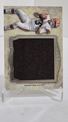  2012 Topps BRANDON WEEDEN RC  JUMBO PLAYER WORN JERSEY! NUMBERED 7/89!   