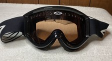 SMITH Snow Ski Goggles Black Frame Amber Lens DAMAGED