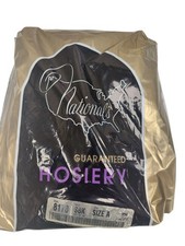Vintage Guranteed Hosiery 2 Pack Black Stockings Size A