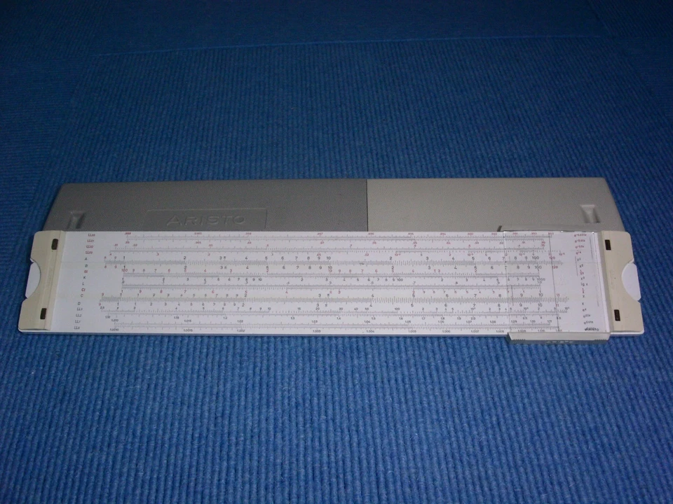Rechenschieber ARISTO - STUDIOLOG Nr. 0969 mit Anleitung und Ständer - Bild 3 von 4