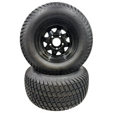 Set Of 2 - 24x9.50-12 Wheel Assembly Compatible With Wright 72410105