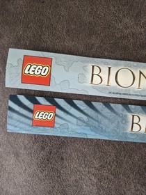 LEGO Bionicle Shelf Tags Metru Nui Retail Display City Of Legends Movie DVD 2003