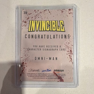Invincible Omni-Man Keepsake Edition Character Laser Signagraph