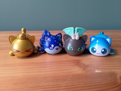 Aphmau Figuren Konvolut Drache Gold Zimtschnecke Hai Pierce Katze