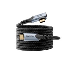 80Gbps USB C Data Cable Thunderbolt 5 Right Angle 10FT 240W 90 Degree Cord