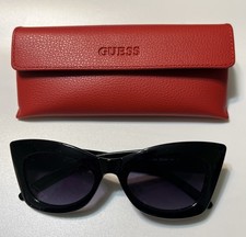 GUESS Cat Eye Retro GF0346-01B-52 Sunglasses 52mm 140mm 20mm Women NEW Black