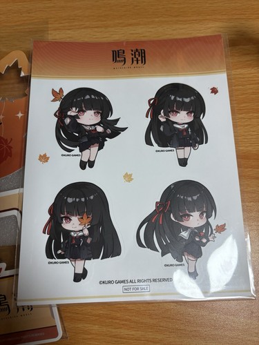 Limitiertes offizielles Wuthering Waves Chisa Japan Tokyo Pop Up Merch Set - Bild 3 von 3