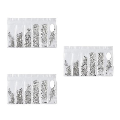  3 Pack Strasssteine Für Nägel Nagel Dekoration Nagelkunstartikel