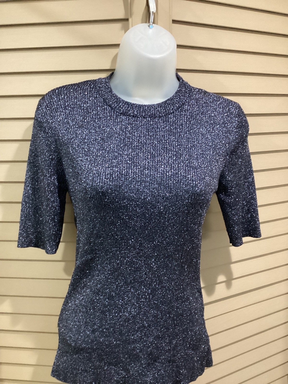 PHILLIP LIM NAVY/SILVER PULLOVER - image 1