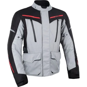 Oxford Metro 2.0 Motorcycle Motorbike Textile Jacket Grey / Black / Red