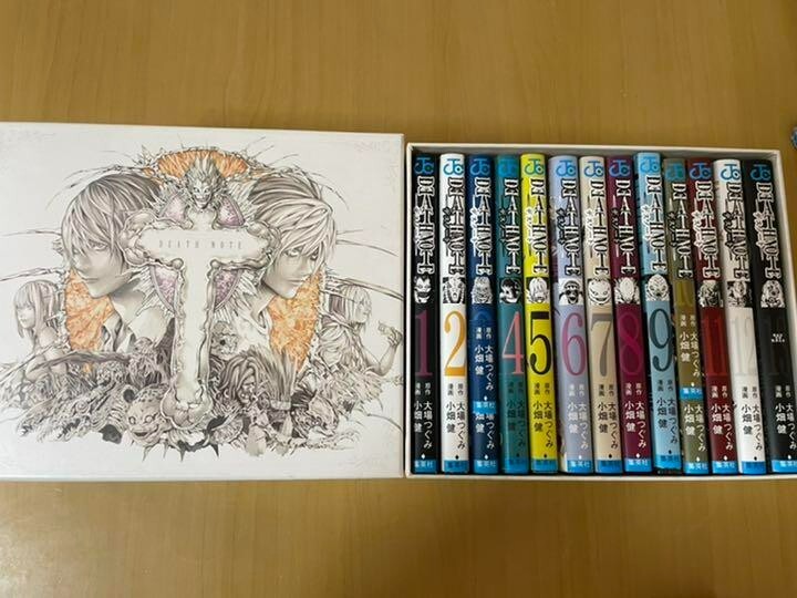 Death Note Vol.1 - 13 Comic Book Storage Box Complete Set