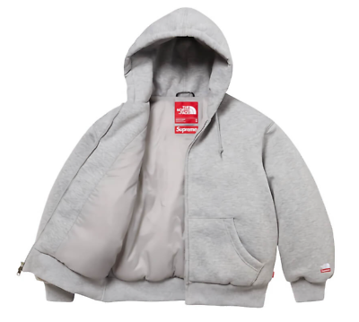 Supreme The North Face Down Filled Zip Up Hooded Sweatshirt Supreme The North Face Down Filled Zip Up Hooded Sweatshirt