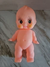 PLASTIC KEWPIE DOLL Non Moving Limbs Squishy unmarked