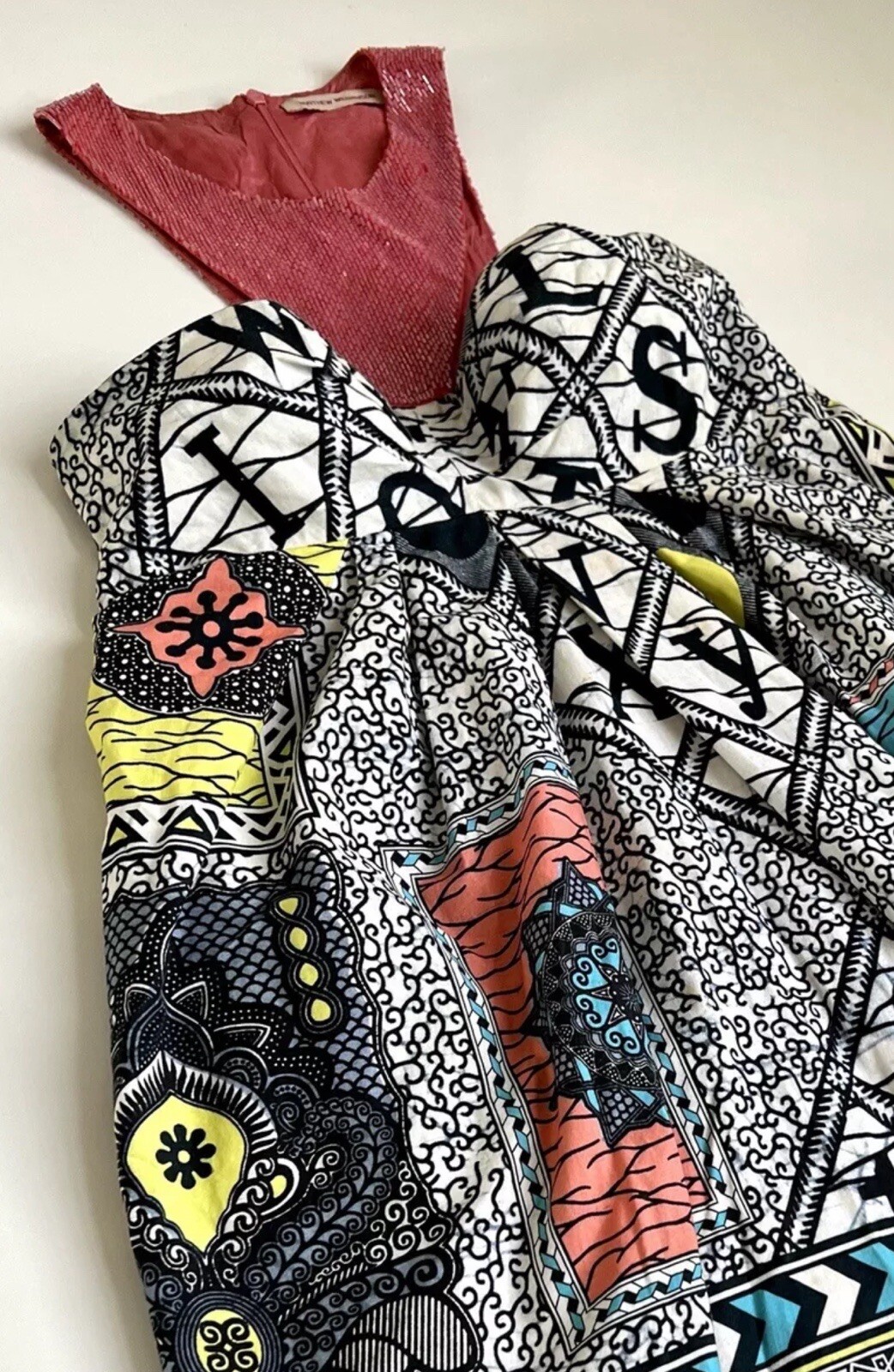 Matthew Williamson Patchwork Pattern Cotton Midi … - image 5