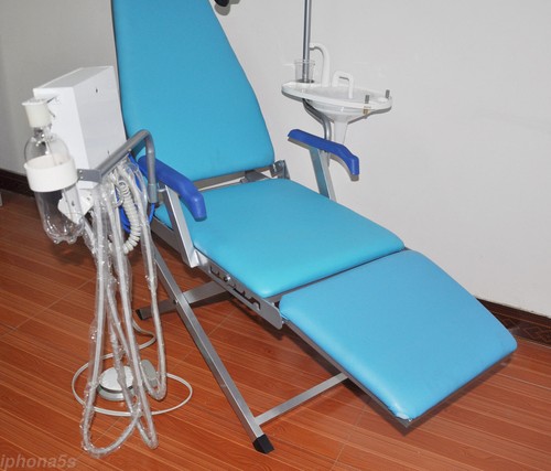 Dental Folding Chair With Turbine Unit & Weak Suction 4H Handpiece & LED Light - 第 12/12 張圖片