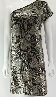Star Chic Kleid Easy Couture Damen Größe M Strass 