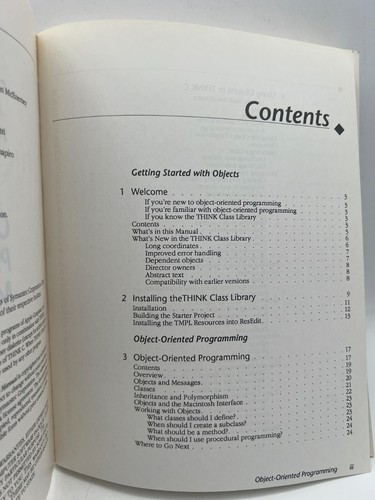 Symantec Think C Professionals Choice Object Oriented Programming Manual 1991 - Picture 8 of 9