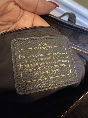 Coach City Tote Signature Leather Tote - Brown/Black 195031088087 | eBay