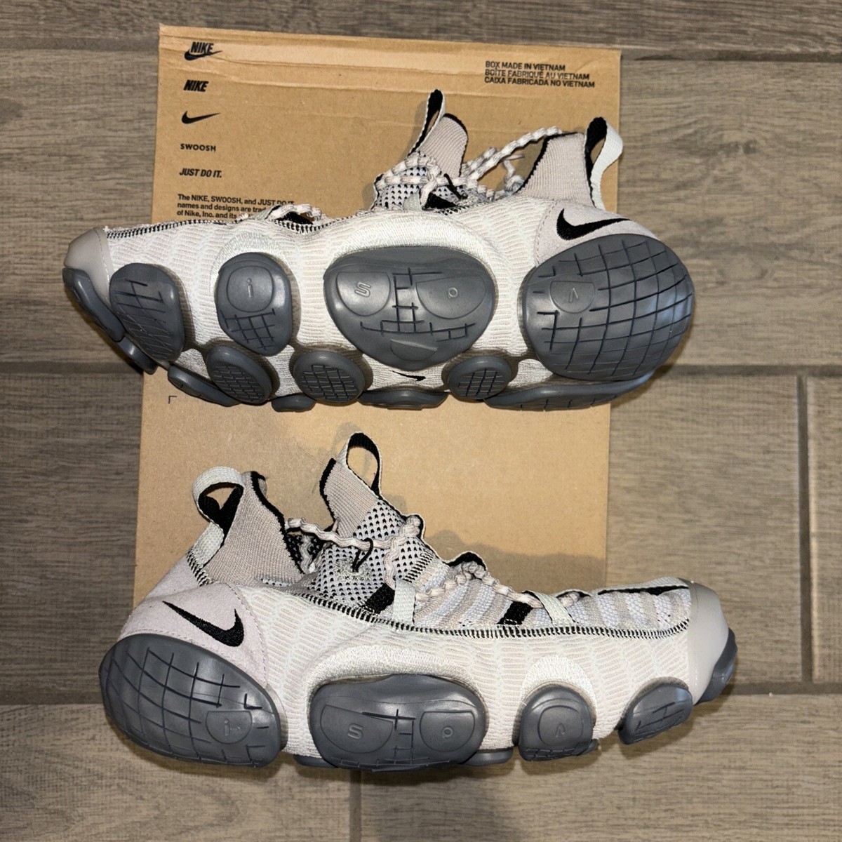Nike ISPA Link Light Iron Ore Black Smoke Grey CN2269 002  display picture 2
