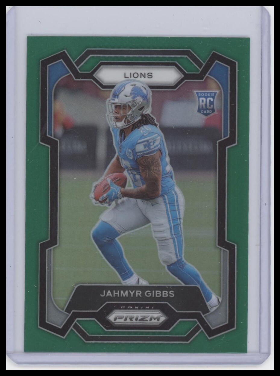 #331 Jahmyr Gibbs 2023 Panini Prizm Green