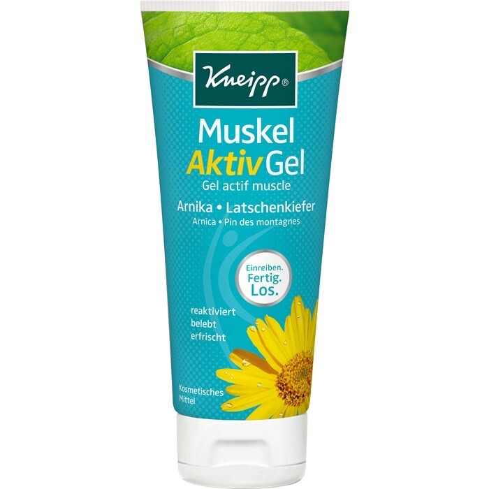 ✅ Kneipp Muskel Aktiv Gel mit Arnika Extrakt Laschenkiefernöl Panthenol 200ml ✅