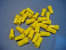 25 YELLOW UNI-LOK WIRE CONNECTORS MADE IN USA TWIST CONICAL CONNECTOR GARD BEND