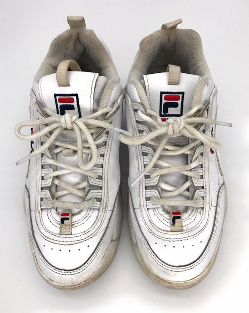 fila disruptor white womens sale