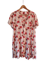ASTR the Label orange and red floral sheath dress size medium