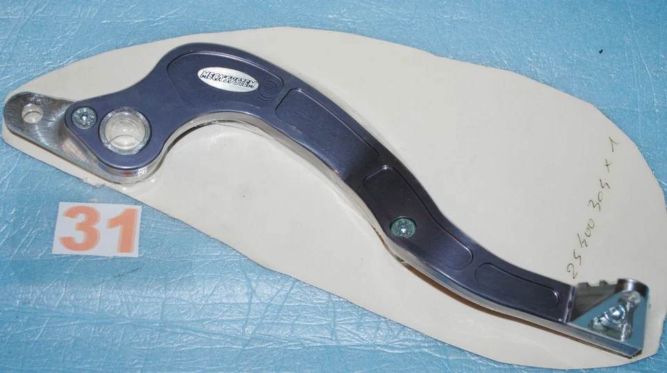 pédale de frein anodisé titane Meca'system SUZUKI RMZ 250 2007/2012 - Photo 1/1
