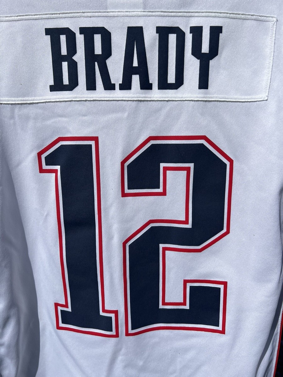 Vintage Tom Brady #12 New England Patriots NFL Nike On Field