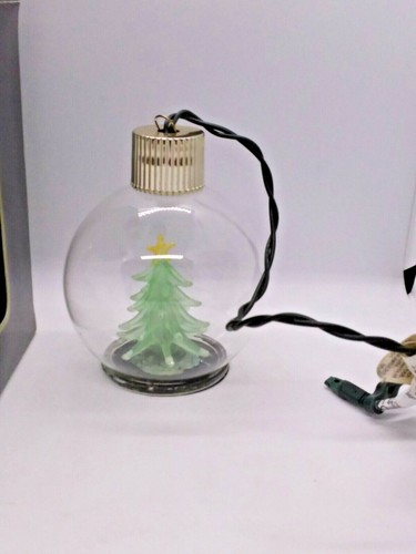 Luminique Illumimated Fine Glass Christmas Tree Ornament Powered By Xmas Lights - Picture 4 of 8