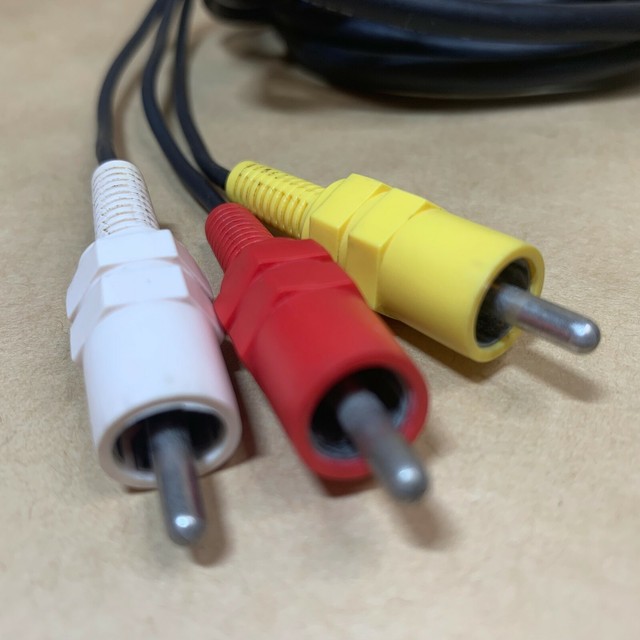 Sega Official Composite AV Cables Mega Drive / Genesis Saturn