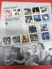 Scott#3187 - Souvenir Sheet Of 15 - Celebrate The 1950's - MNH - 1999